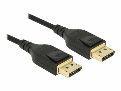 delock 20 pin displayport han 20 pin displayport han 1 m sort