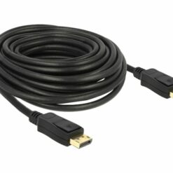 delock 20 pin displayport han 20 pin displayport han 10 m sort