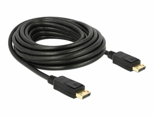 delock 20 pin displayport han 20 pin displayport han 7 m sort