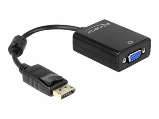 delock adapter displayport han hd 15 vga hun 125 cm