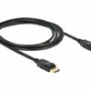 delock displayport han displayport han 2 m sort