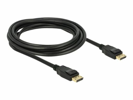 delock displayport han displayport han 3 m sort