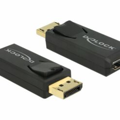 delock videoadapter displayport hdmi sort 1