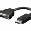 goobay displayport dvi d 12 adaptor 0 2m black