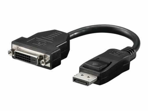 goobay displayport dvi d 12 adaptor 0 2m black