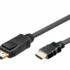 goobay displayport hdmi 12 3m black 4