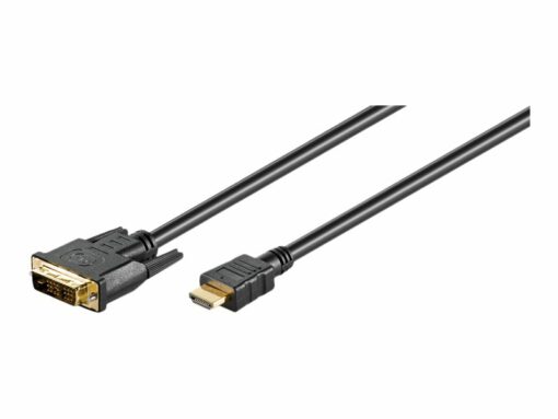 goobay dvi d hdmi 2m black