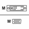 goobay dvi i vga 5m black