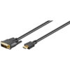 goobay dvid hdmi hane hane adapterkabel 10m svart