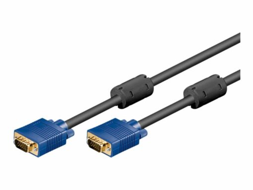 goobay hd 15 vga han hd 15 vga han 10 m sort