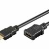 goobay hdmi 20 extension 3m black