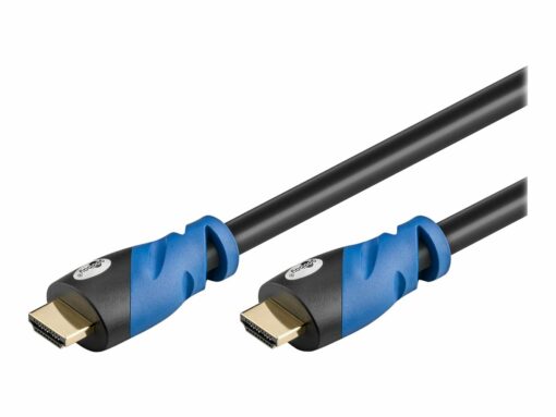 goobay hdmi 20 premium 1 5m black blue