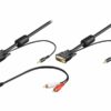 goobay vga w audio line rca adaptor 5m black