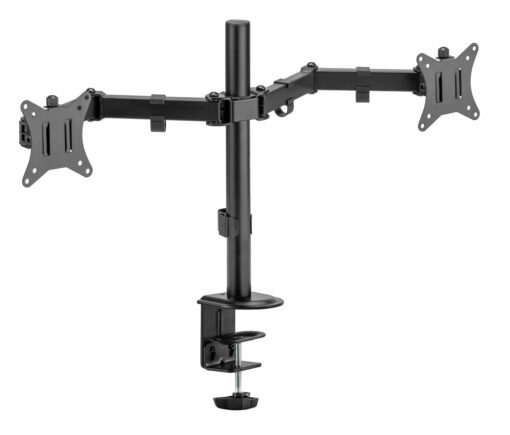 good office basic monitor arm 2 displays black 2