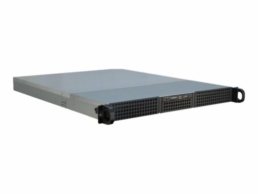 inter tech ipc 1u 10255 rackversion atx ingen stromforsyning sort