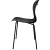 karoline chair 100 sustainable 4 legs black 2