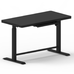 nordic office omnidesk haeve saenke bord 120x60cm sort