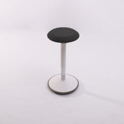 nordic wobble stool black grey 1