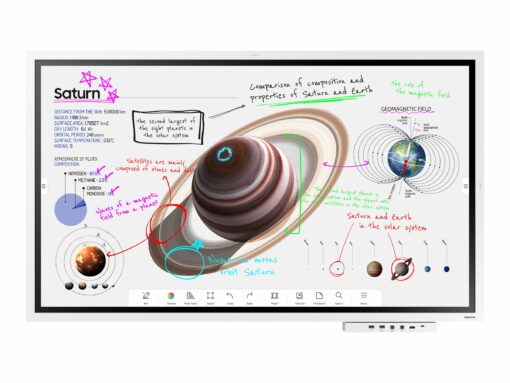 samsung flip pro wm55b led bagbelyst lcd fladt paneldisplay 3840 x 2160 55