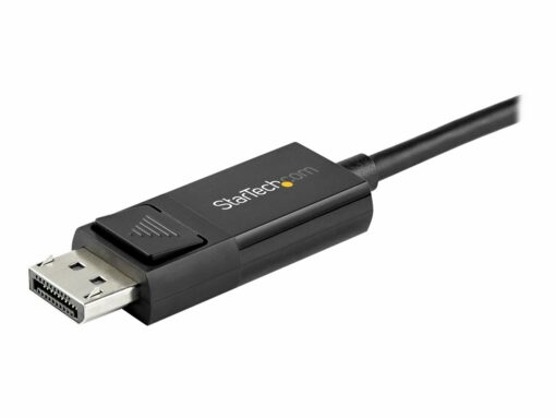 startechcom 24 pin usb c han input 20 pin displayport han output 2 m 4