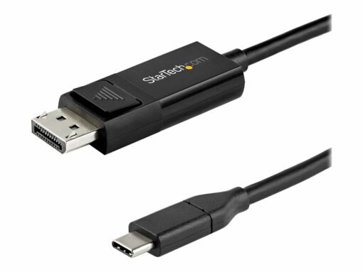 startechcom 24 pin usb c han input 20 pin displayport han output 2 m