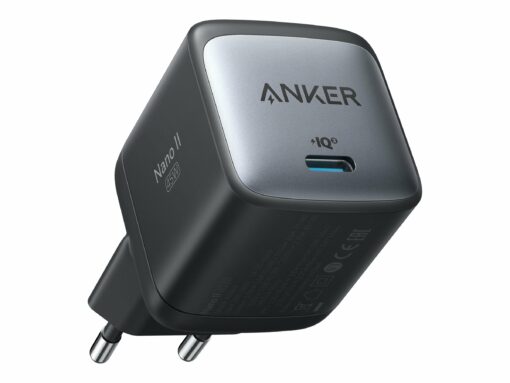 anker stromforsyningsadapter 45watt strom 2 polet