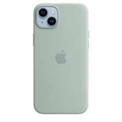 apple iphone 14 plus silikonskal med magsafe succulent