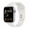 apple watch se gps 44 mm solv hvid smart ur