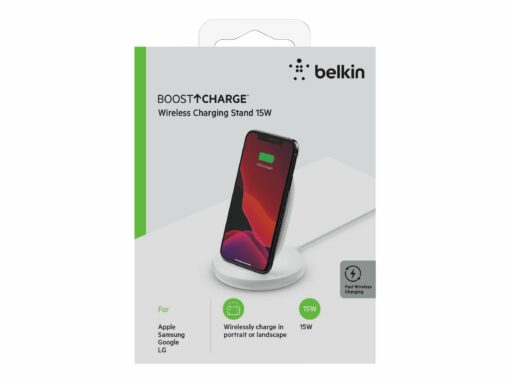 belkin boost charge tradlos opladningspude 15watt 18