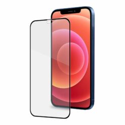 celly full glass skaermbeskytter sort transparent apple iphone 12 12 pro