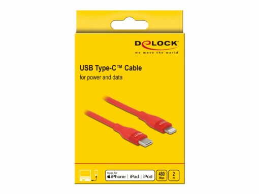 delock lightning kabel 2m 2