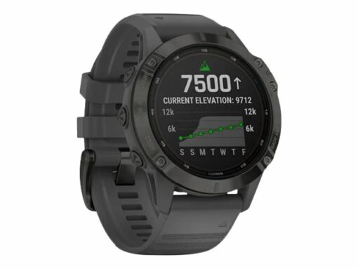 garmin fenix 6 pro solar edition 47 mm sort sportsur 6