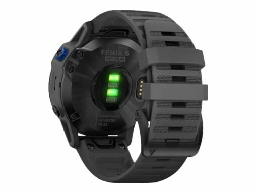 garmin fenix 6 pro solar edition 47 mm sort sportsur 7