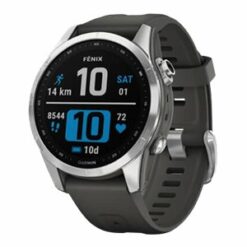 garmin fenix 7s 42 mm sort solv sportsur