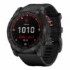 garmin fenix 7x solar 51 mm sort gra sportsur