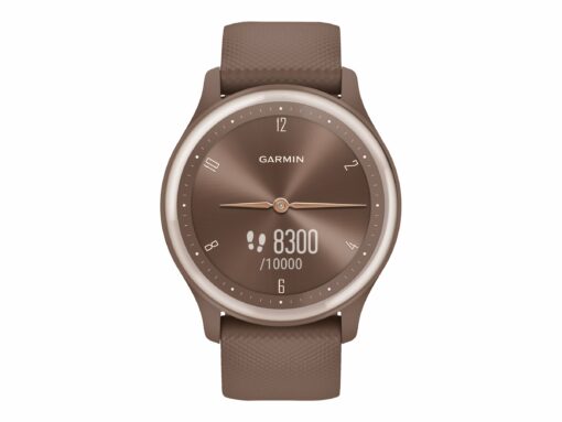 garmin vivomove sport brun guld smart ur 2