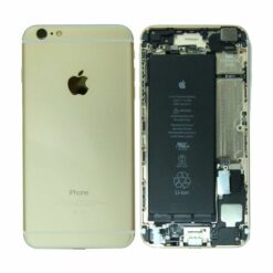 iphone 6 plus baksida med komplett ram med kamera och batteri guld