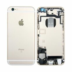 iphone 6s baksida med komplett ram guld