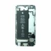 iphone 6s baksida med komplett ram med batteri silver begagnad 2