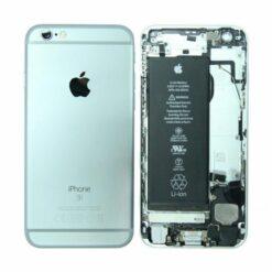 iphone 6s baksida med komplett ram med batteri silver begagnad