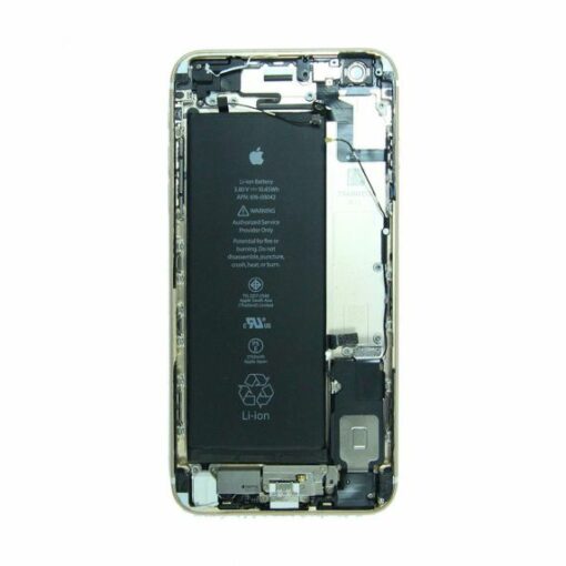 iphone 6s plus baksida med komplett ram med batteri guld begagnad 2
