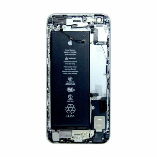 iphone 6s plus baksida med komplett ram med batteri svart begagnad 2