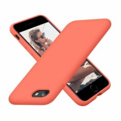iphone 7 8 se2020 silikonskal rvelon rosa