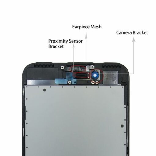 iphone 7 plus lcd skarm dtp svart 5