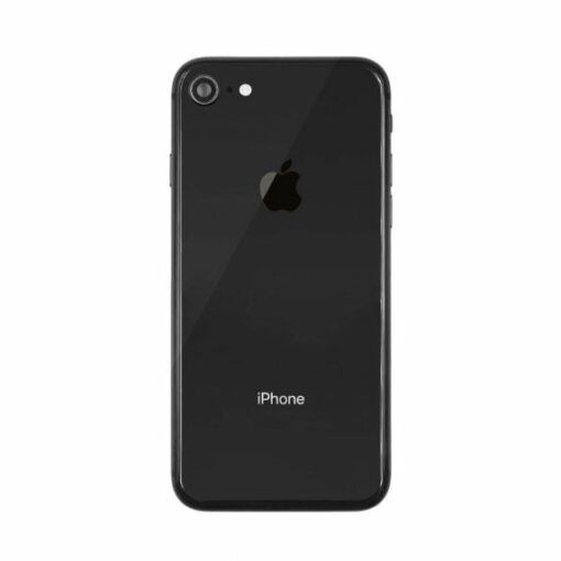 iphone 8 baksida med komplett ram svart 1