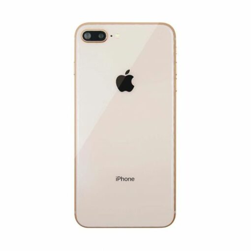 iphone 8 plus baksida med komplett ram guld 1