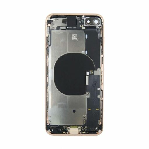 iphone 8 plus baksida med komplett ram guld 2