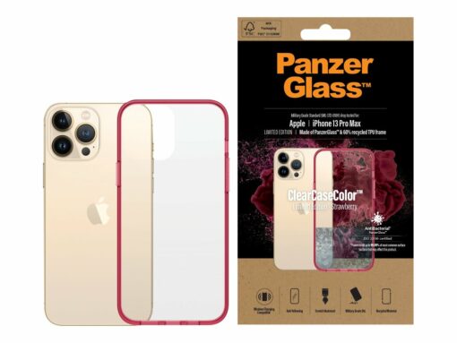 panzerglass clearcasecolor beskyttelsescover jordbaer apple iphone 13 pro max 1