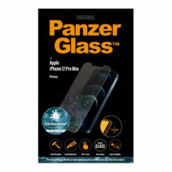 panzerglass original privatlivsfilterskaerm sort transparent apple iphone 12 1