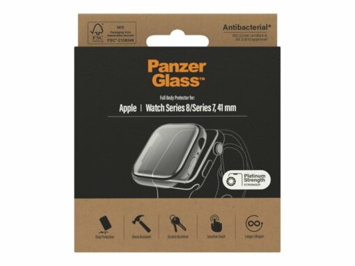 panzerglass skaermbeskytter smart watch sort transparent haerdet glas 6